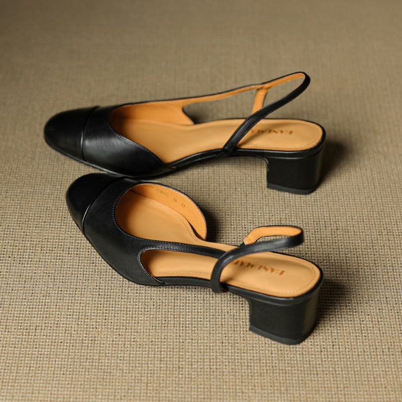 Zapatos de tacón Lureth de piel auténtica
