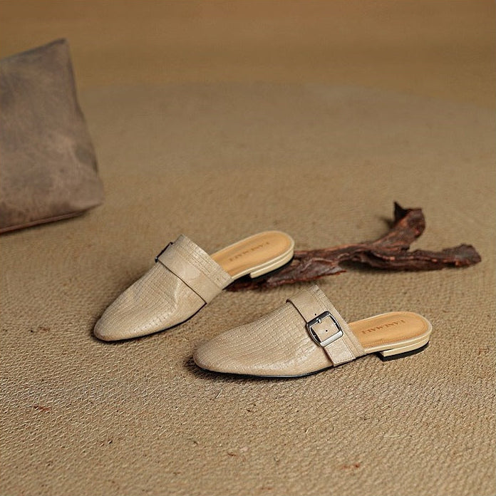 Mules Cassie in vera pelle