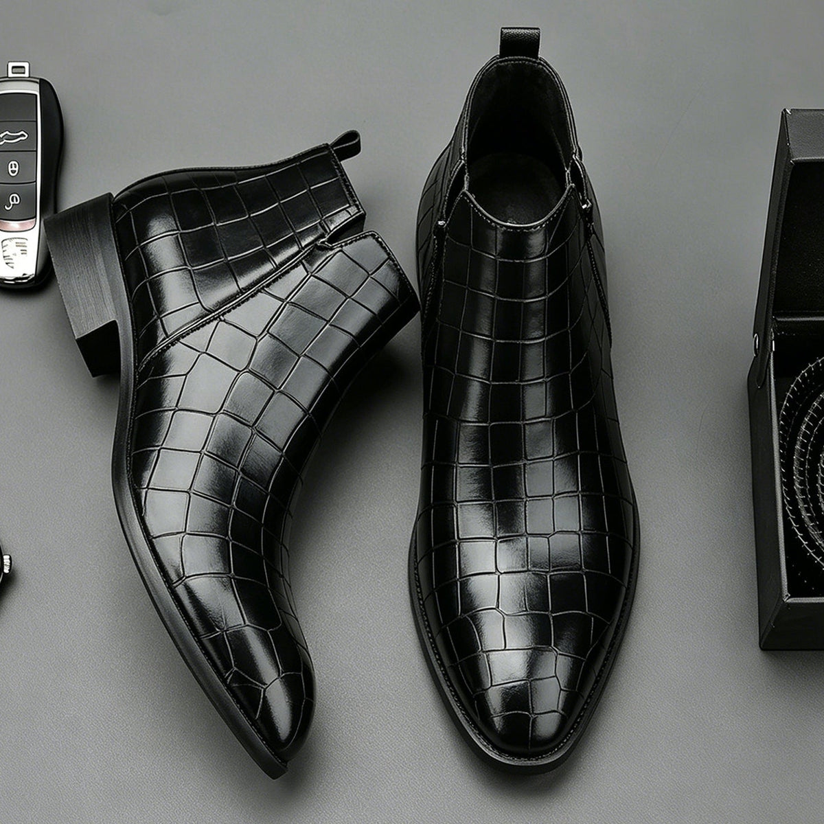 Botas Chelsea Elver de cuero genuino