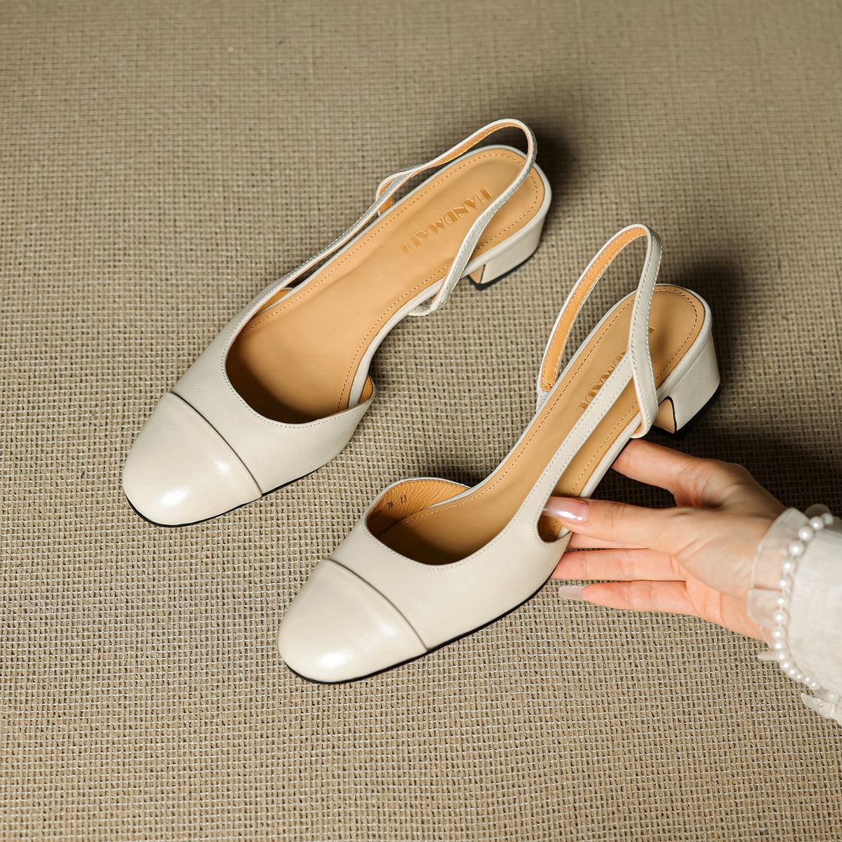 Zapatos de tacón Lureth de piel auténtica