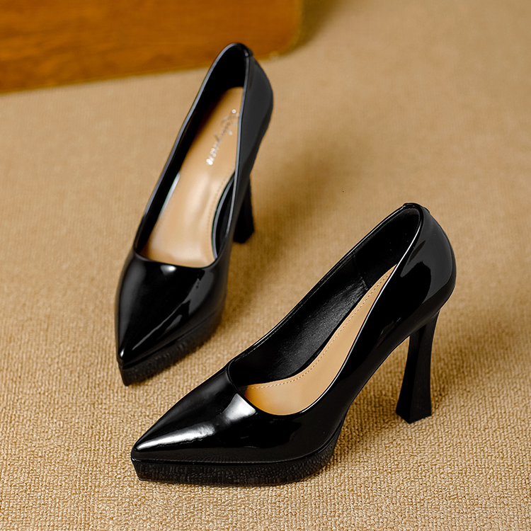 Tacones Vela de cuero genuino