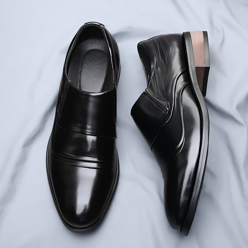 Denvor Businessschuhe aus strukturiertem Leder