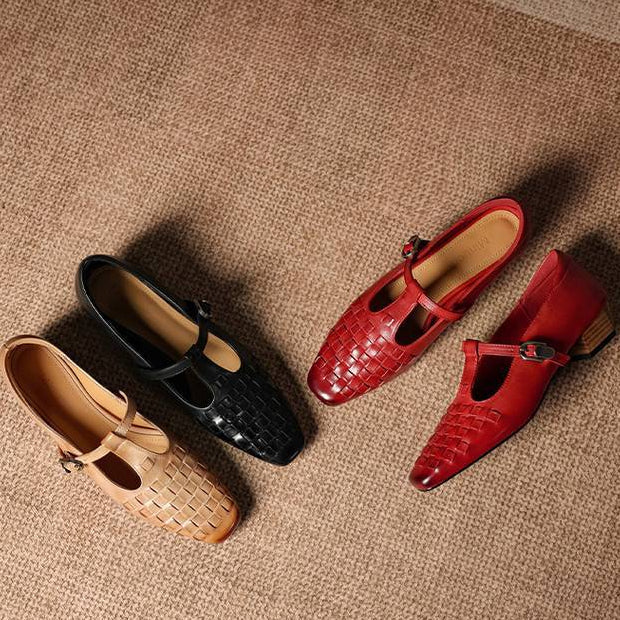 Tacones de cuero genuino Soretta