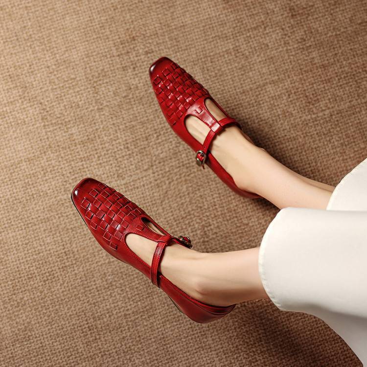 Tacones de cuero genuino Soretta