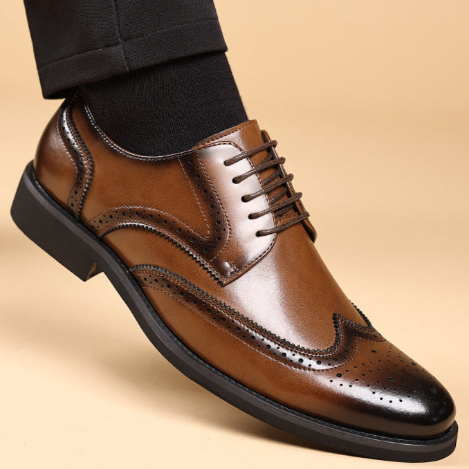 Sapatos Prescot em Pele Genuína