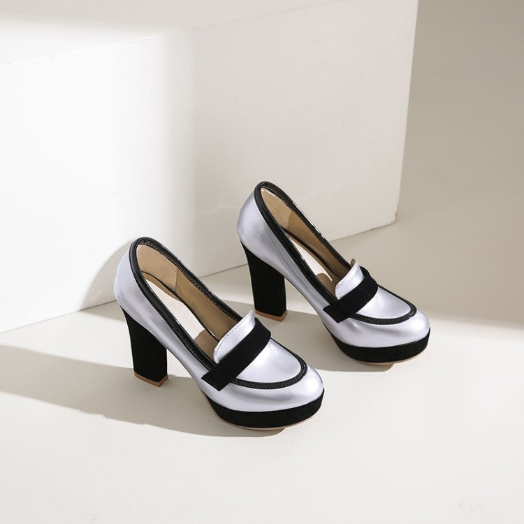 Mocassins à talon carré Sienna