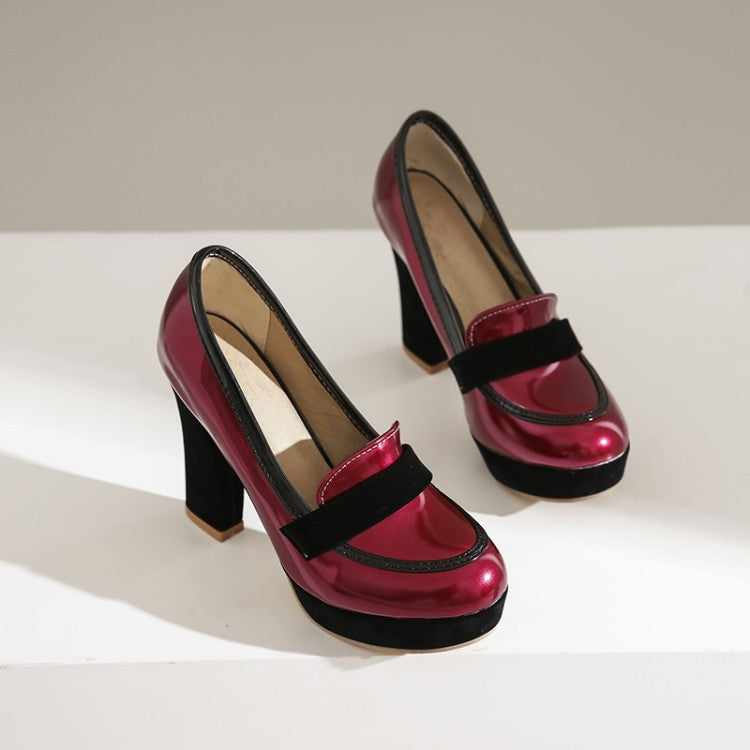 Sienna Loafers med fyrkantig klack