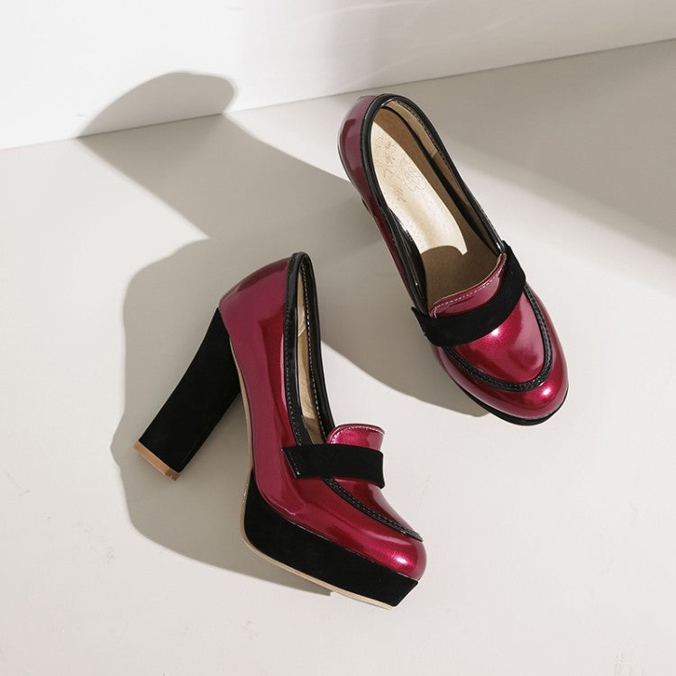 Sienna Loafers med fyrkantig klack