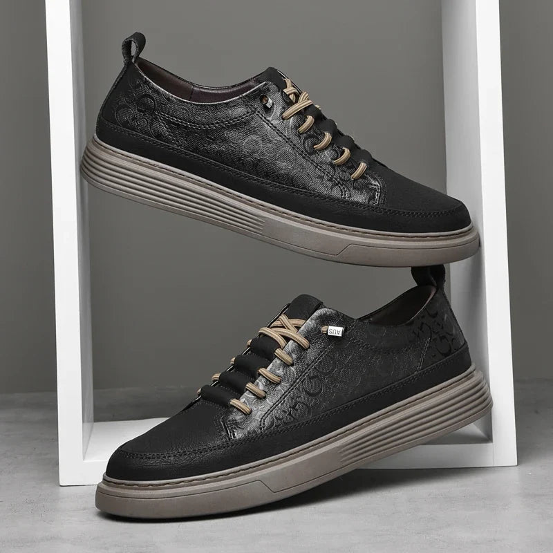 Torino-sneakers i läder