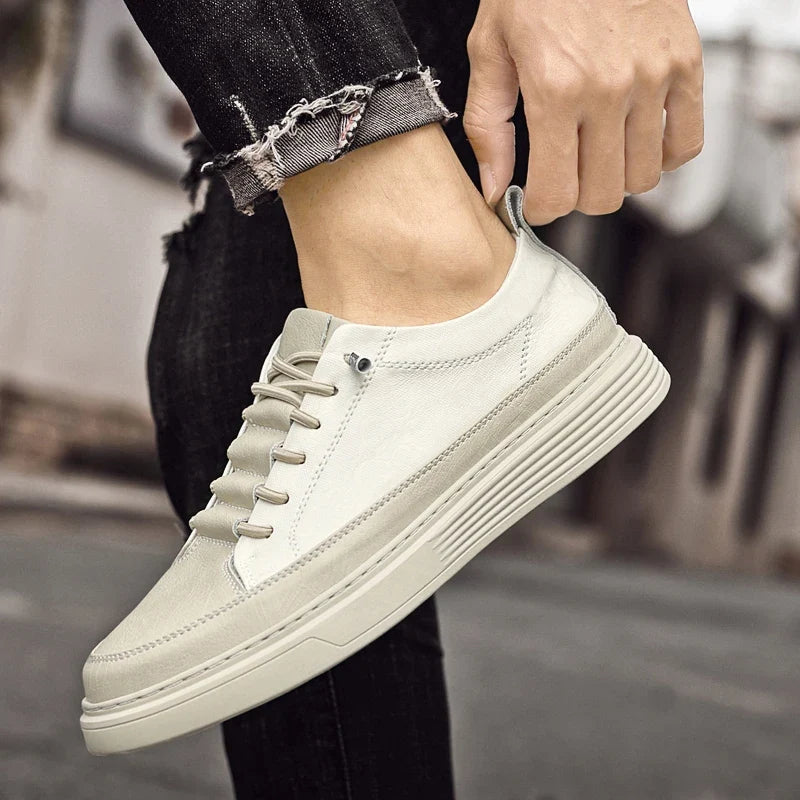 Torino-sneakers i läder