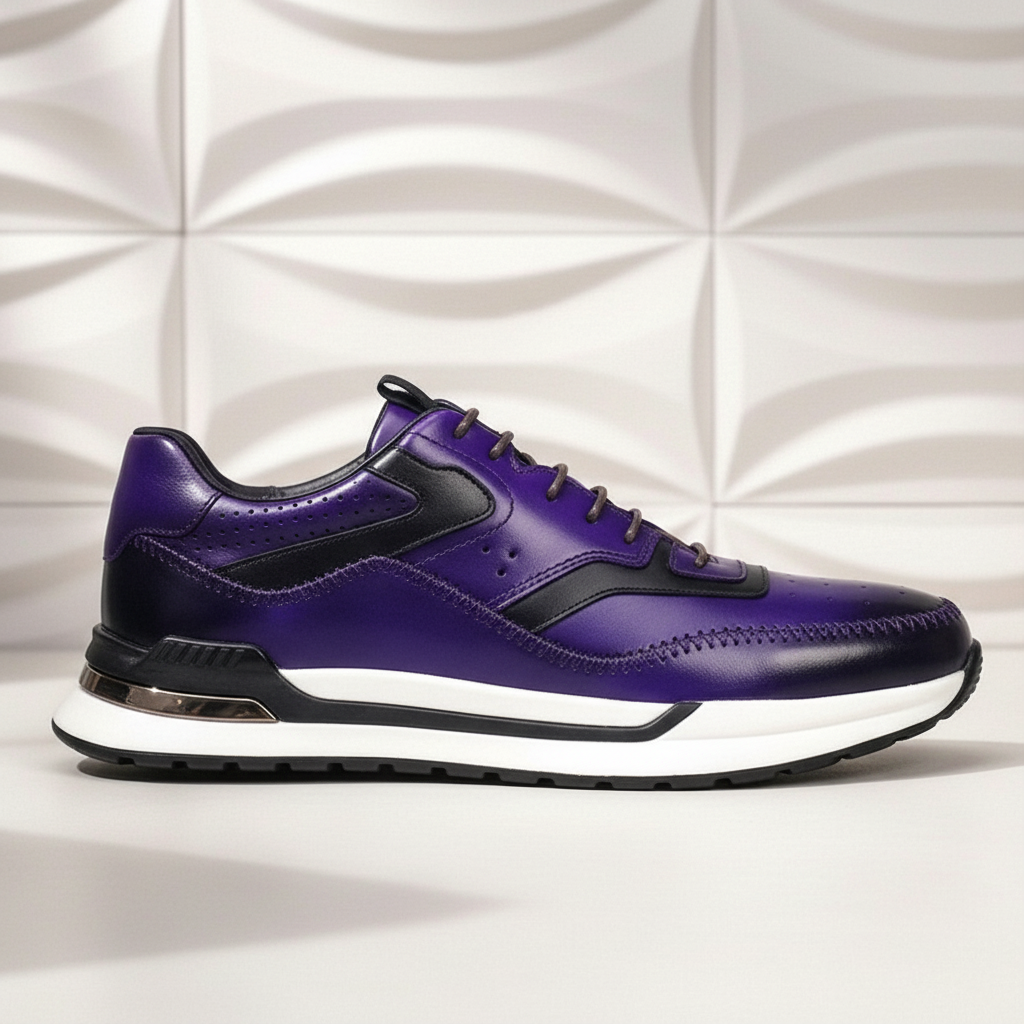 Sneakers Castello in pelle di vacchetta