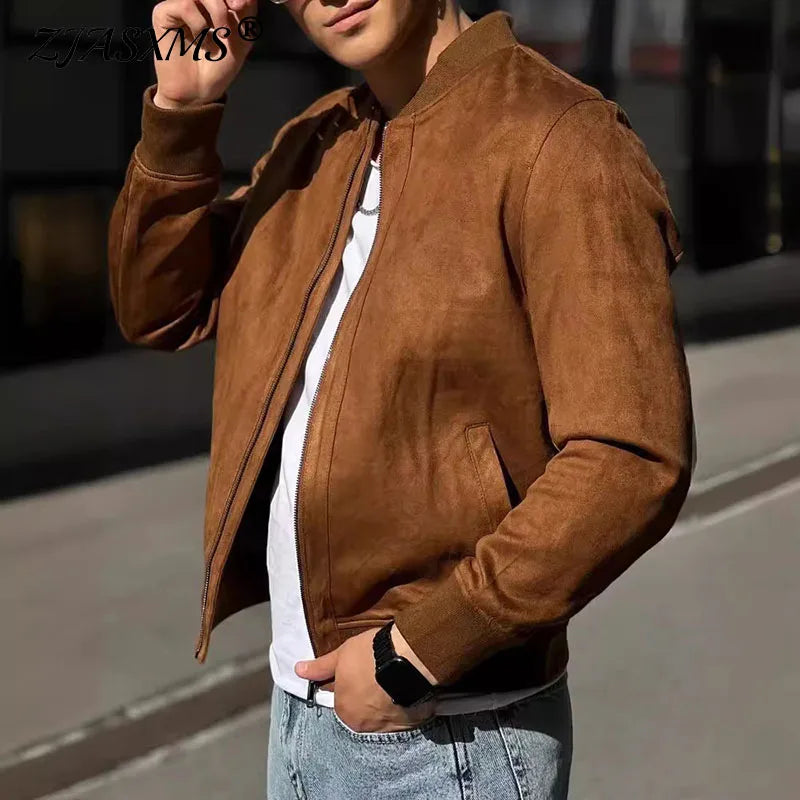 Veste en daim urbain