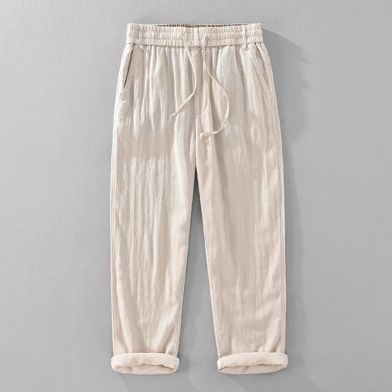 Pantalon en lin Amalfi