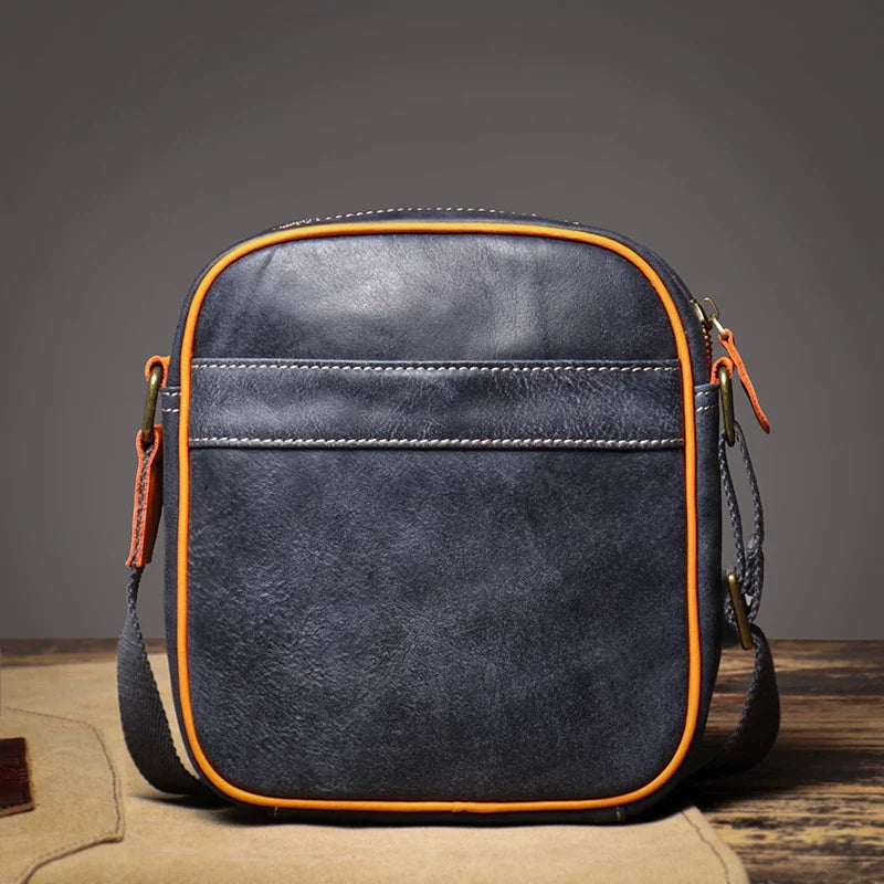 Asher crossbodytas van echt leer