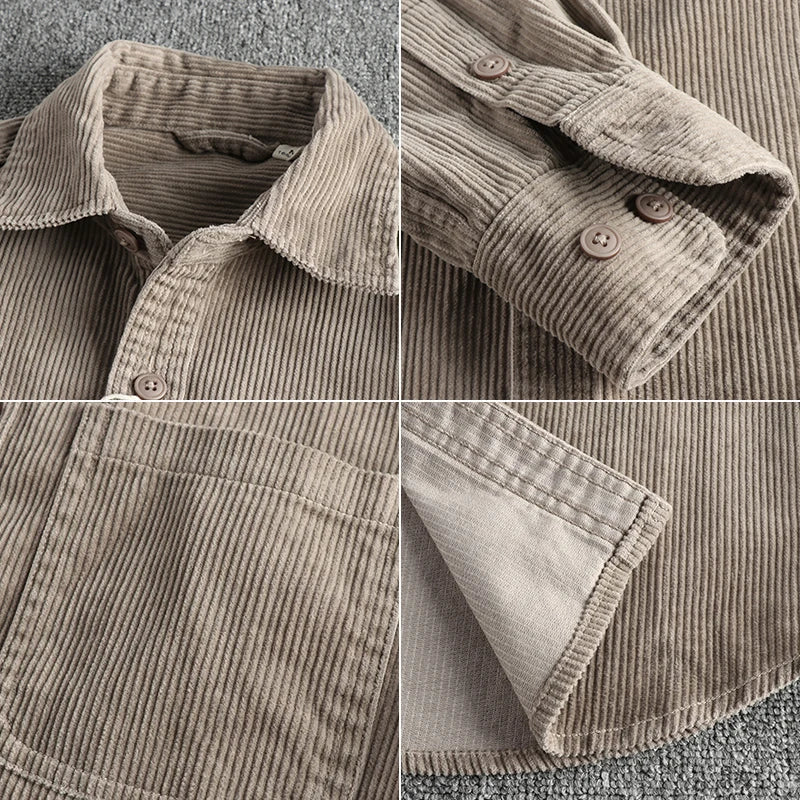 Camicia in velluto a coste Heritage