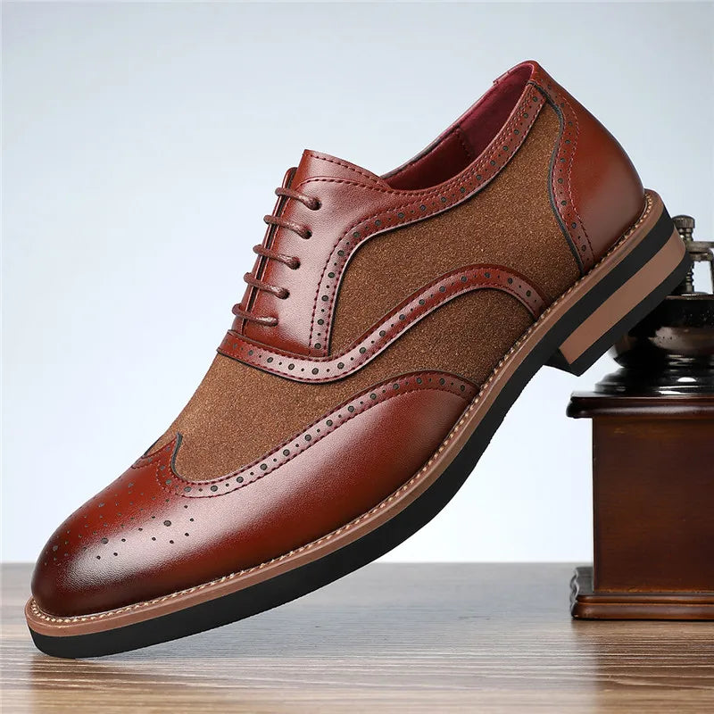 Oxford Larvik in vera pelle