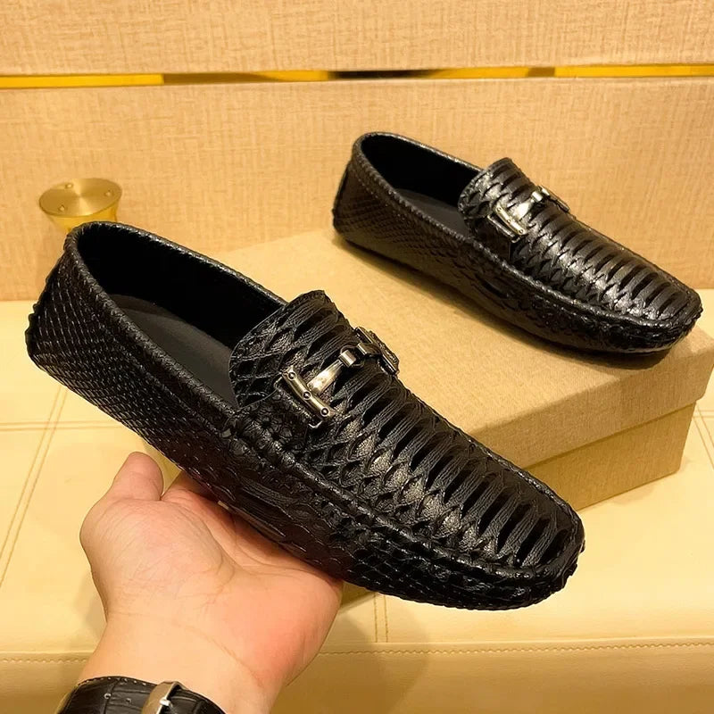 Ophis loafers i läder