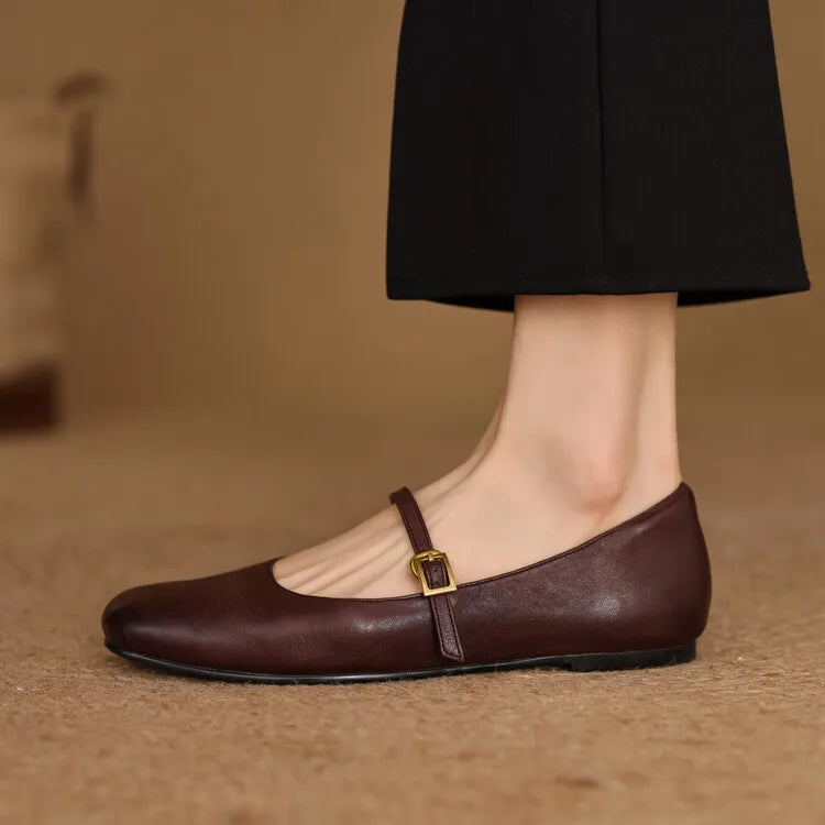 ATHEA GENUINE LEATHER FLATS