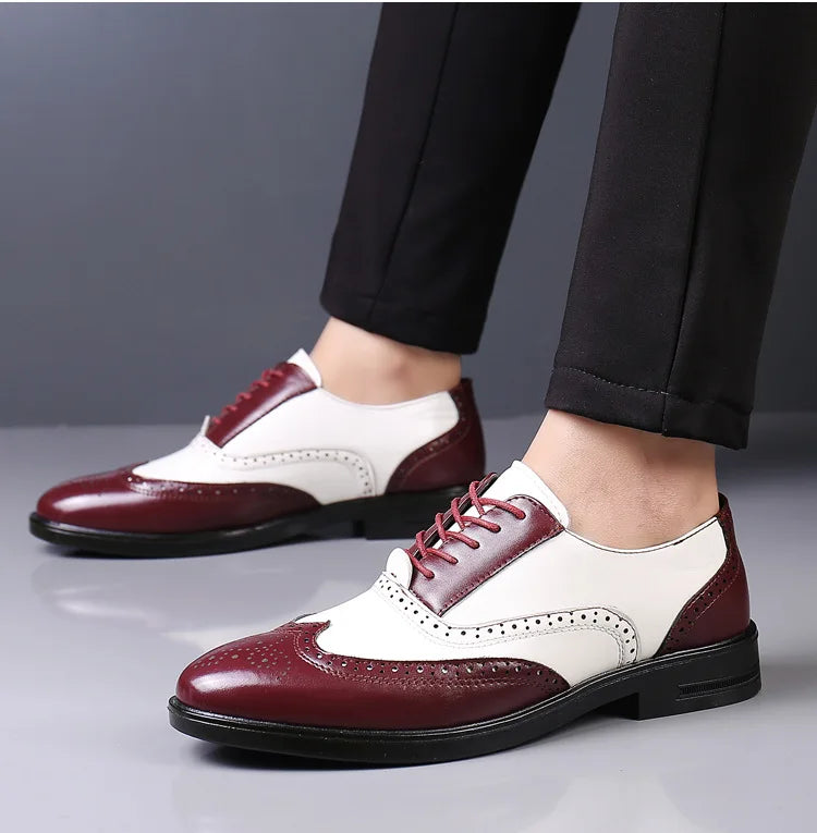 LUCAN TWO-TONE BROGUES
