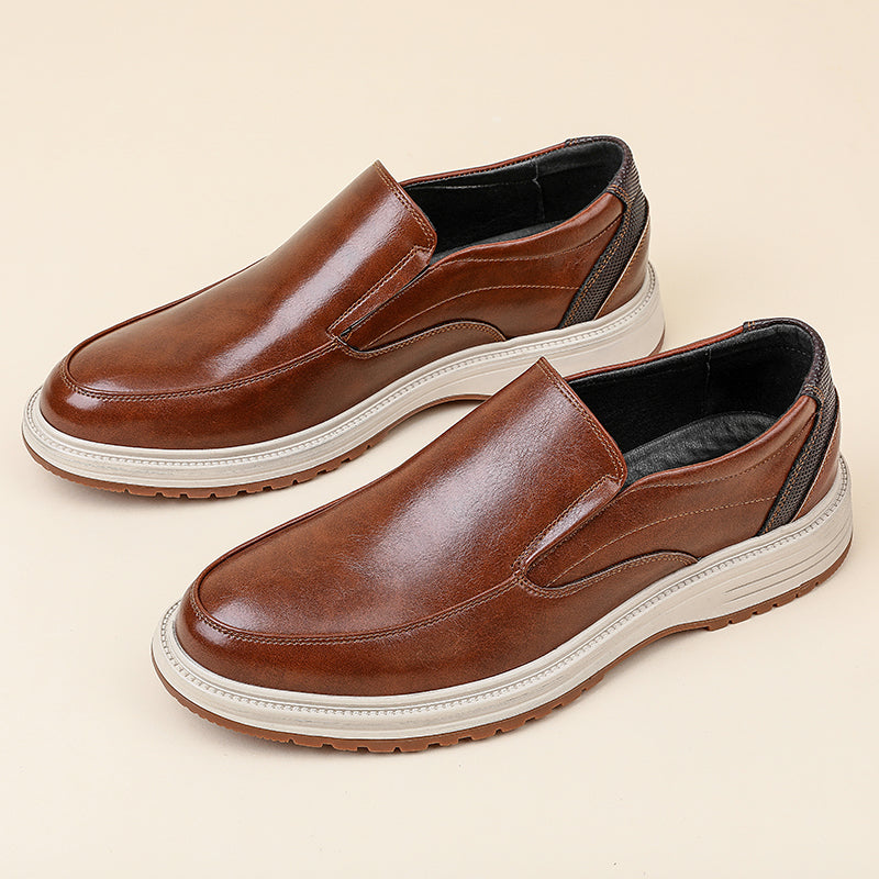 Zapatos sin cordones de cuero pulido Daren