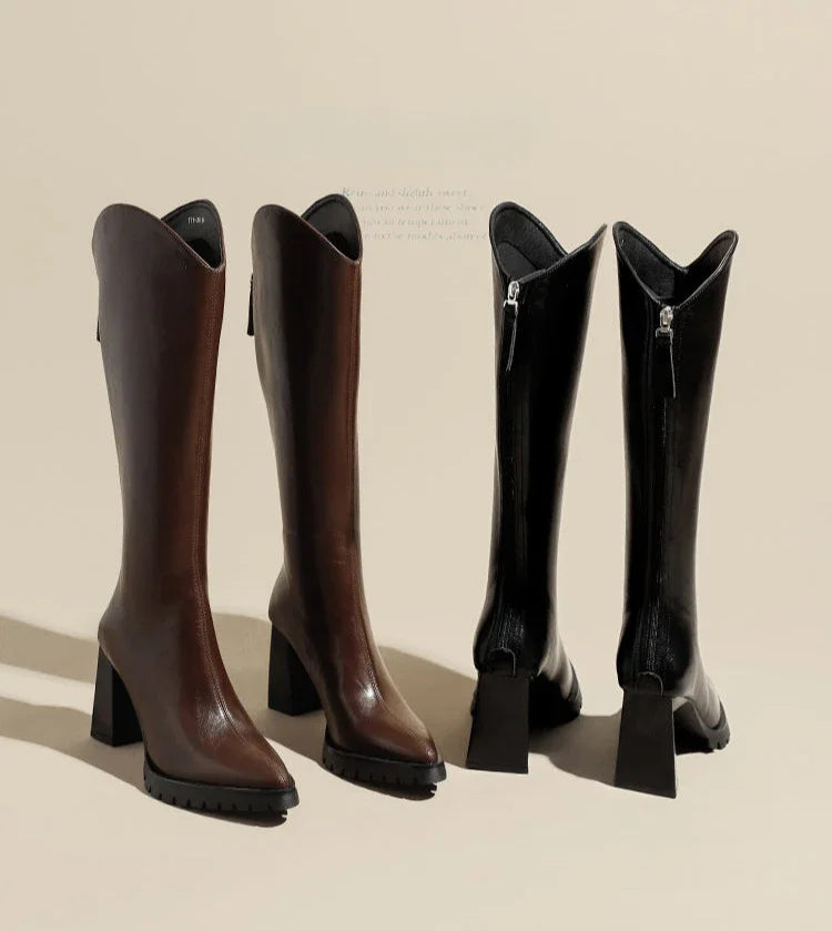 VAUCLAIRE KNEE-HIGH BOOTS
