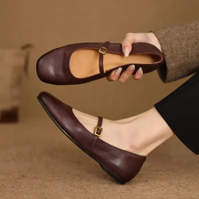 ATHEA GENUINE LEATHER FLATS