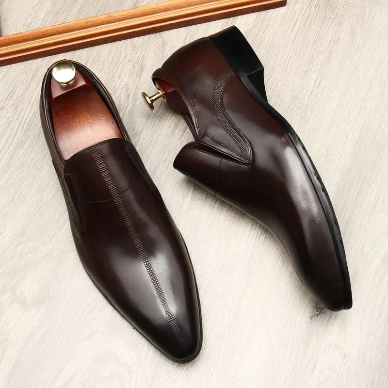 Mocassins Modo em Pele Genuína