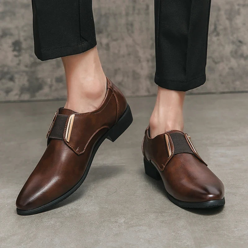 Zapatos de cuero genuino Pedro