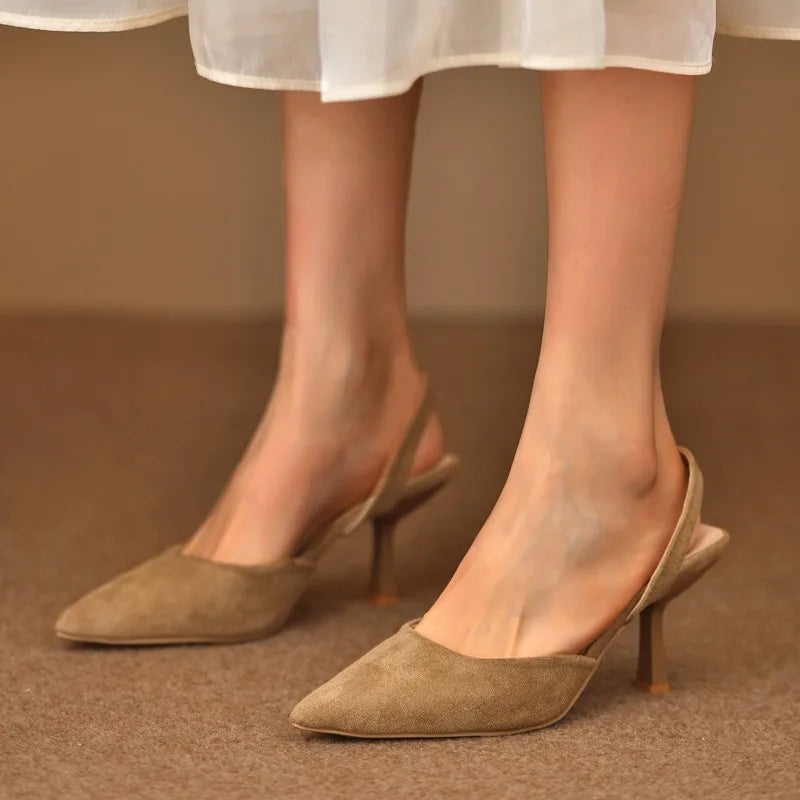 Verona slingback i mocka
