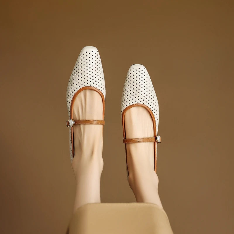 RAIKA GENUINE LEATHER MARY JANES