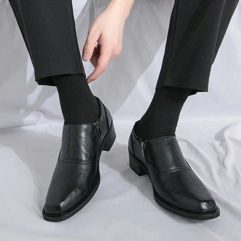 Mocasines Evante de cuero genuino
