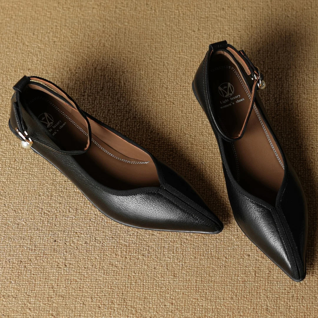 BELLARA GENUINE LEATHER HEELS