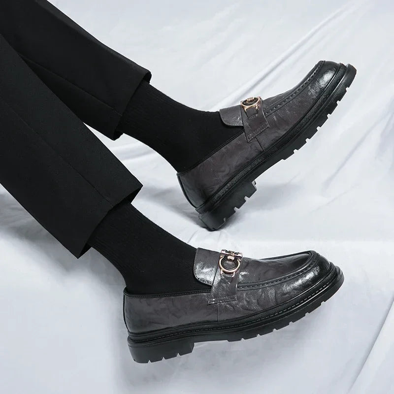 Mocassins Wilbur em pele