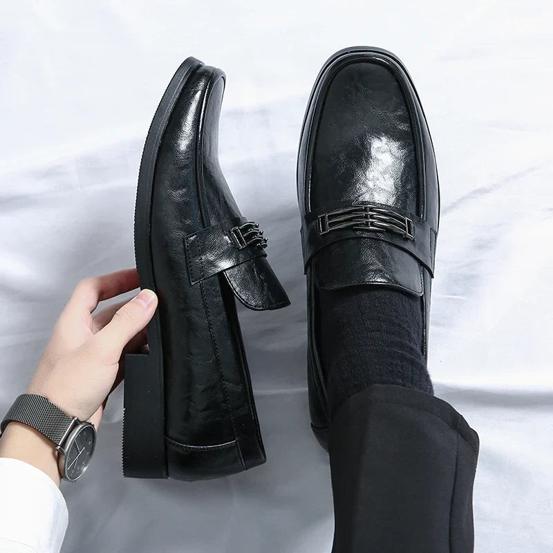 Mocasines Macon de cuero genuino