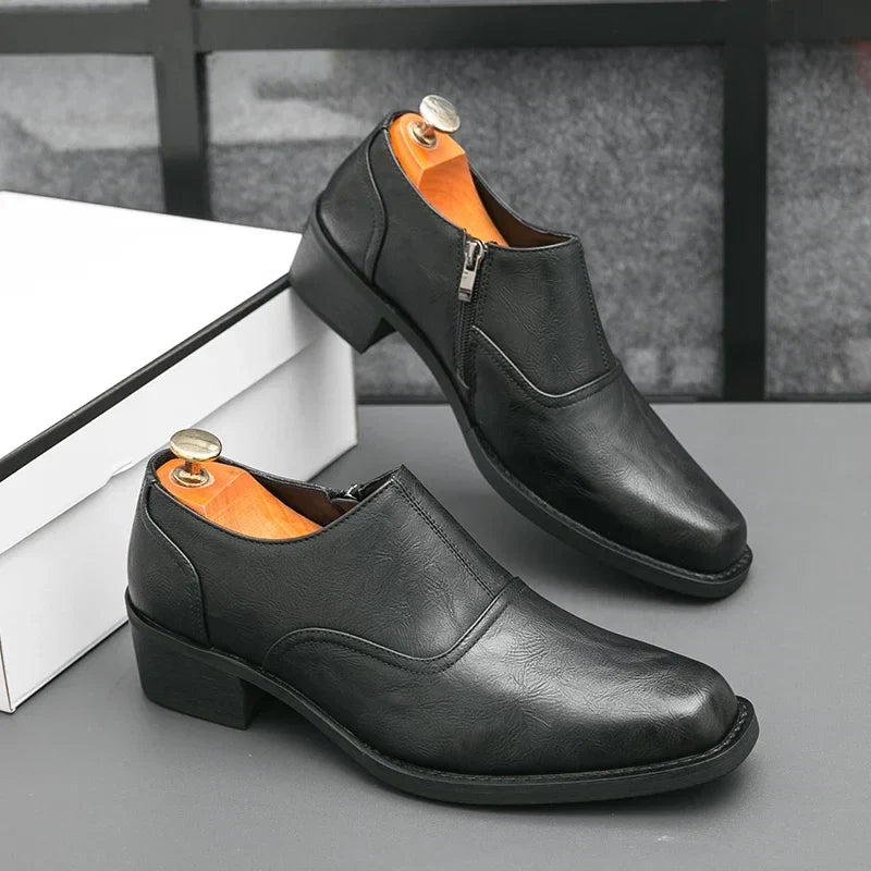 Mocasines Evante de cuero genuino