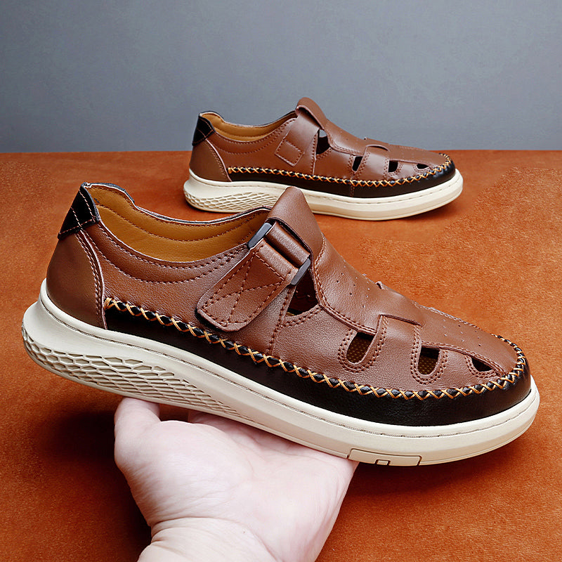 Cairo Fiskar-sandaler i Äkta Läder