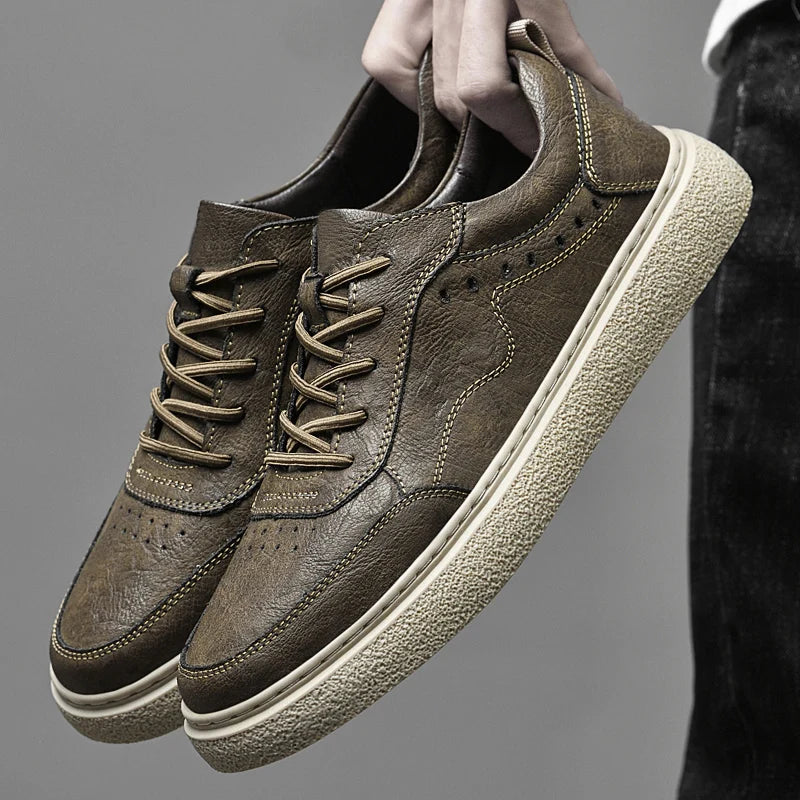 „Ziv“ Sneaker aus echtem Leder