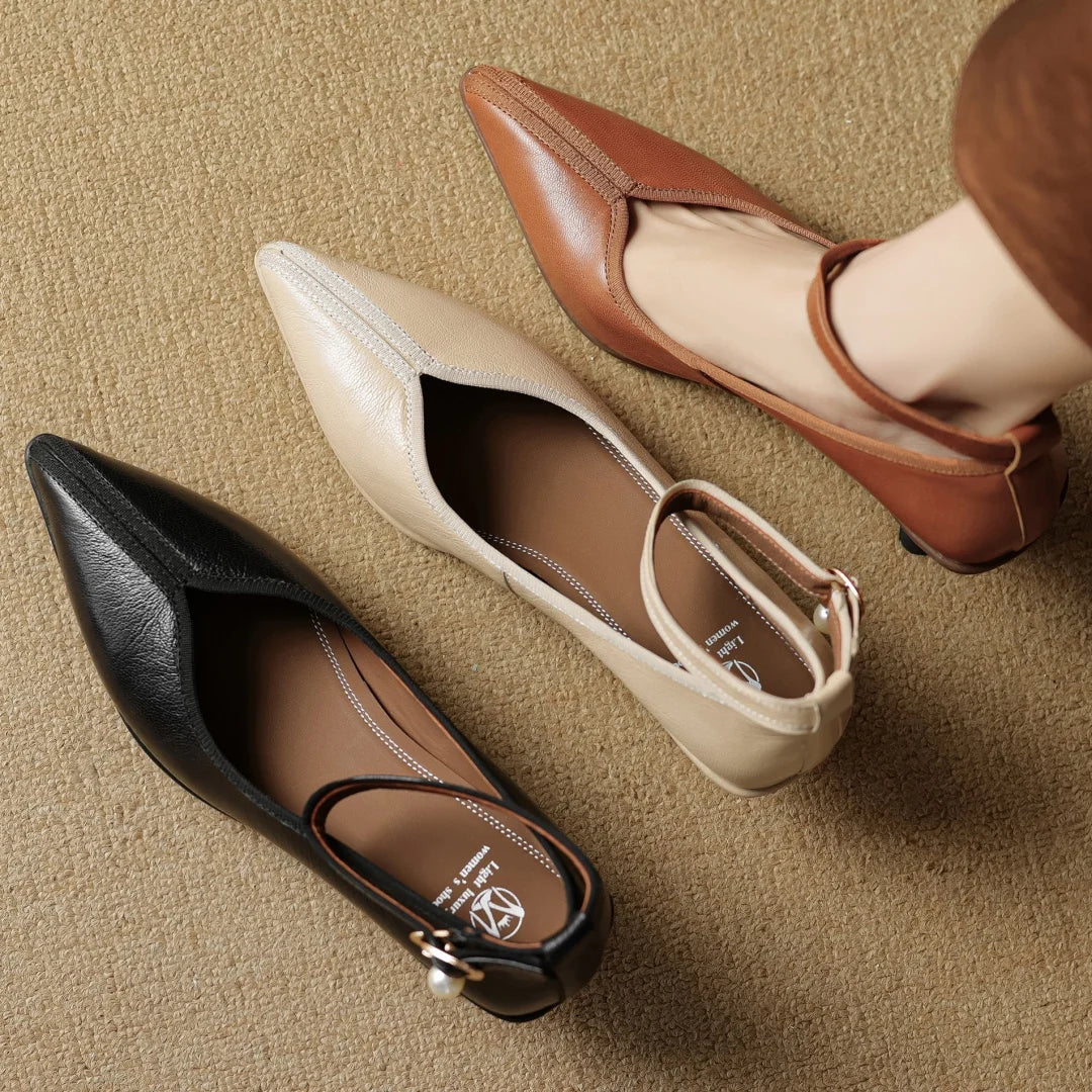BELLARA GENUINE LEATHER HEELS