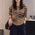 MARGOT CHECK CARDIGAN