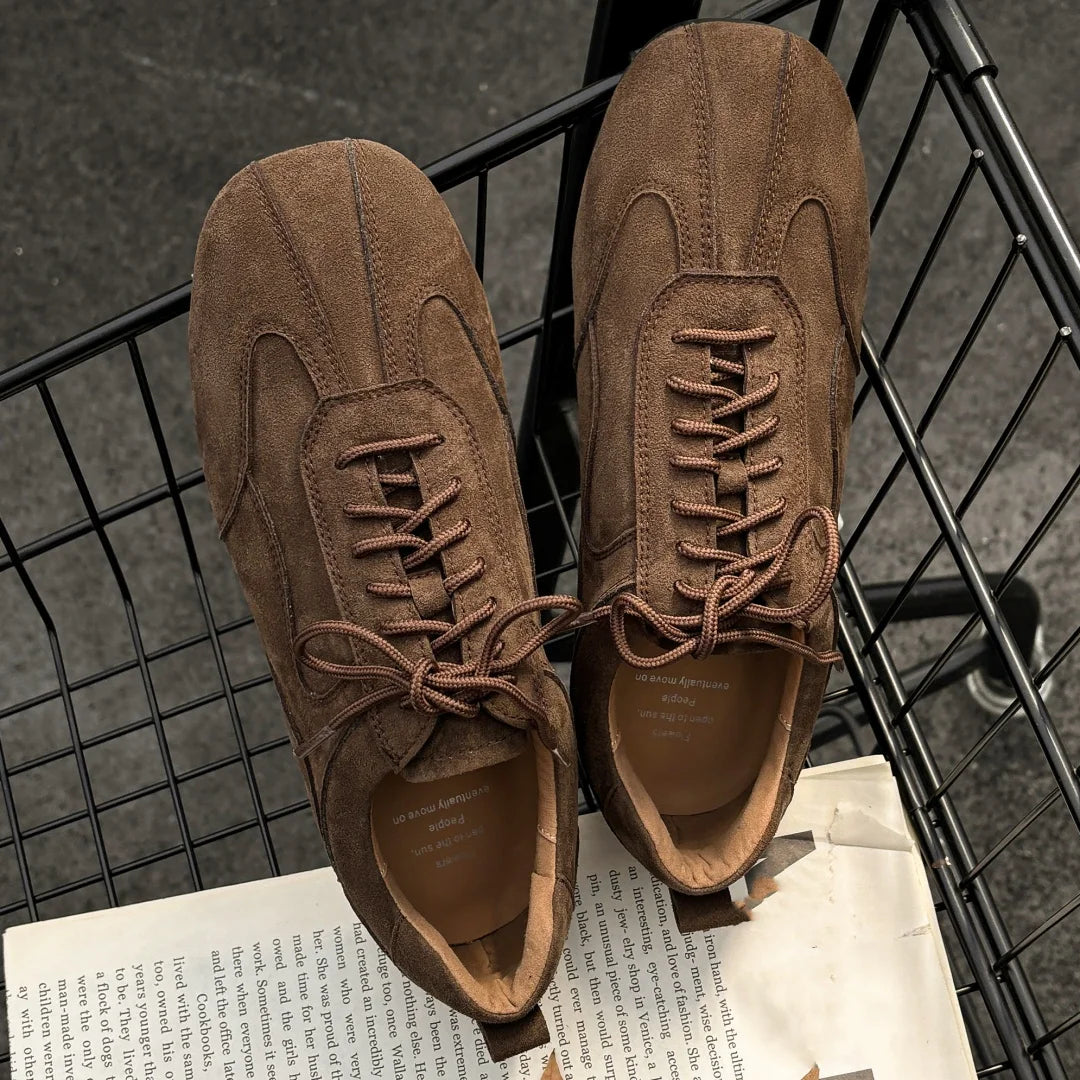ORLEN SUEDE LACE-UP SNEAKERS