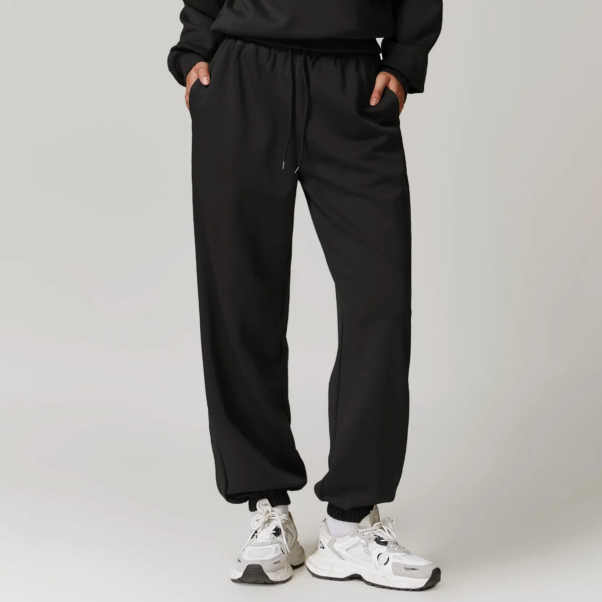 Violetta bomullsjoggers