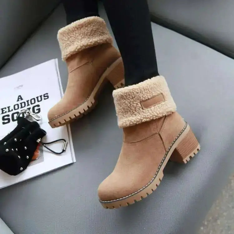 VENZO FLEECE ANKLE BOOTS