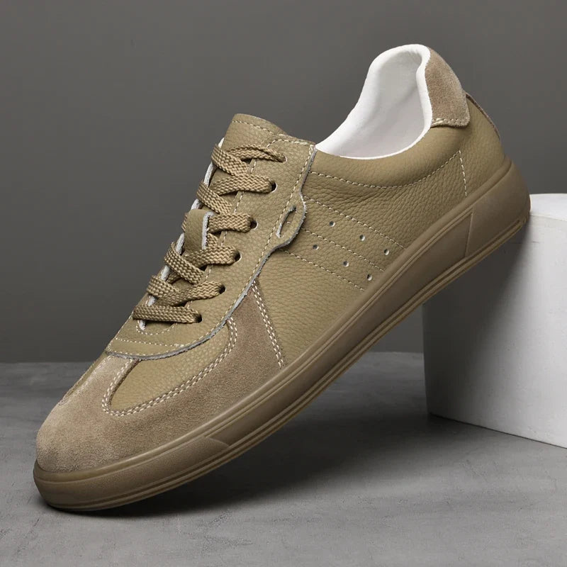 Sneakers in vera pelle