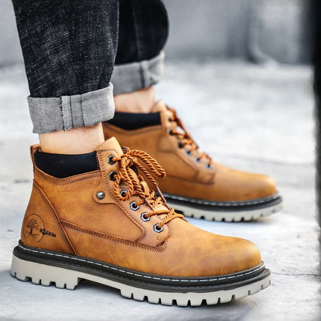 Botas Nox de cuero genuino