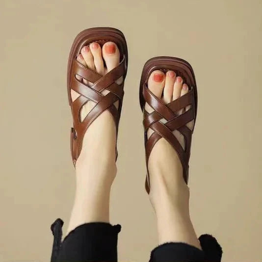 Sandalias de cuero Monika