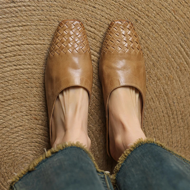 LIORA GENUINE LEATHER MULES
