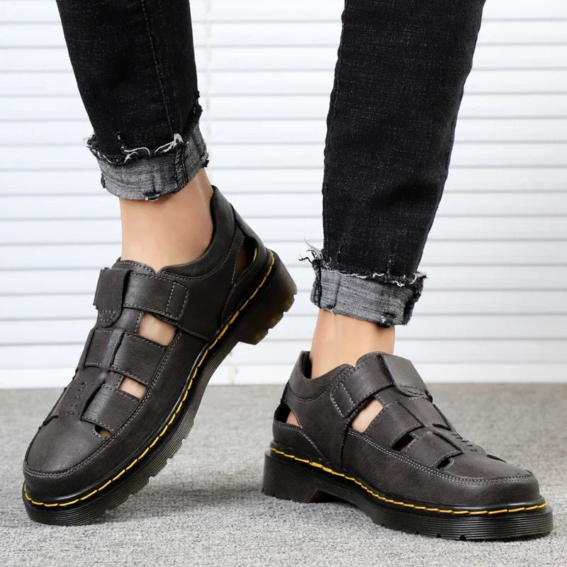 Sandalias Travi de cuero genuino