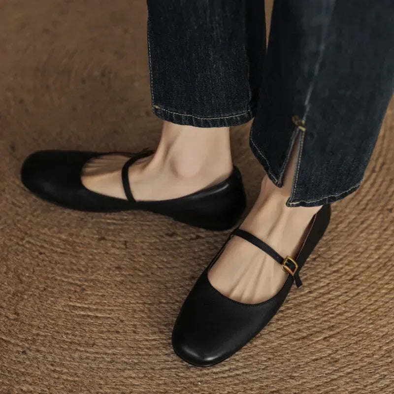 ATHEA GENUINE LEATHER FLATS