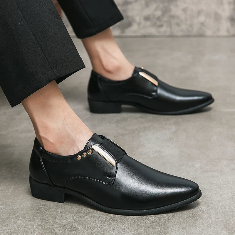 Zapatos de cuero genuino Pedro