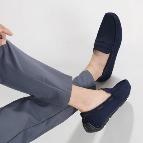 Mocasines Fletro de ante auténtico